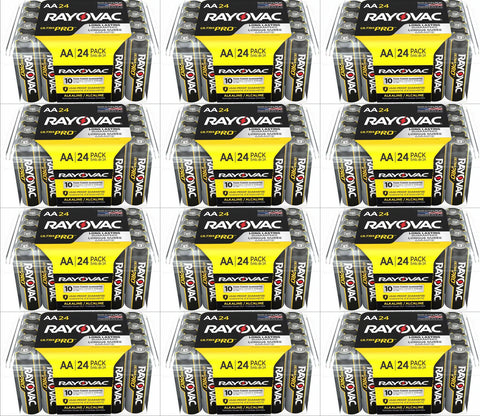 Rayovac Ultra Pro AAA Alkaline Batteries (288 Pieces)