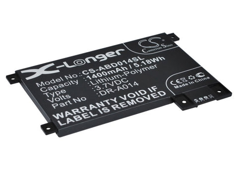 Amazon 170-1056-00 Battery 3.7V 1400mAh Li-Polymer - Compatible Replacement