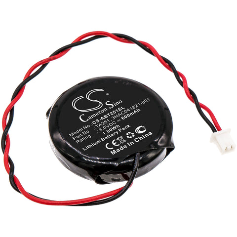 ABB 3HAC041821-001 Battery 3V 600mAh Lithium - Compatible Replacement