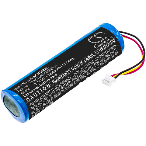 Akai 1ABTUR18650ZY01 Battery 3.7V 3400mAh Li-Ion - Compatible Replacement