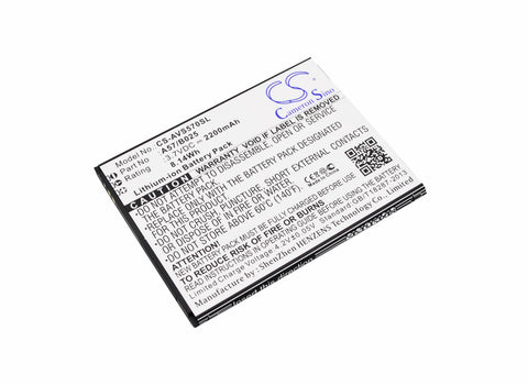 Avus A57 Battery 3.7V 2200mAh Li-Ion - Compatible Replacement