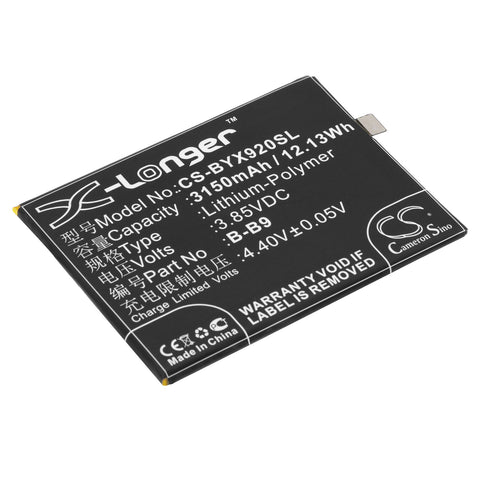 Vivo B-B9 Battery 3.85V 3150mAh Li-Polymer - Compatible Replacement