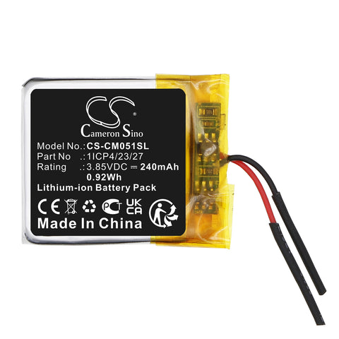 Custom Battery Pack 1ICP4/23/27 Battery 3.85V 240mAh Li-Polymer - Compatible Replacement