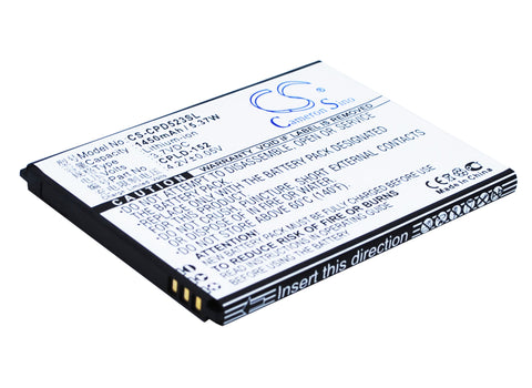 Coolpad 5263 Battery 3.7V 1450mAh Li-Ion - Compatible Replacement