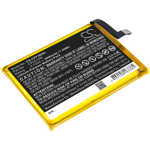 Coolpad 3602U Battery 3.7V 2000mAh Li-Polymer - Compatible Replacement
