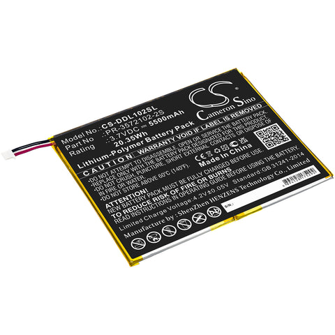 DigiLand DL1028W Battery 3.7V 5500mAh Li-Polymer - Compatible Replacement
