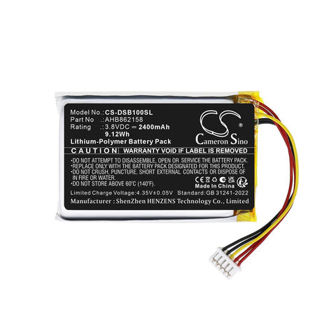 DJI MIC ASB01 Charging Case Battery 3.8V 2400mAh Li-Polymer - Compatible Replacement