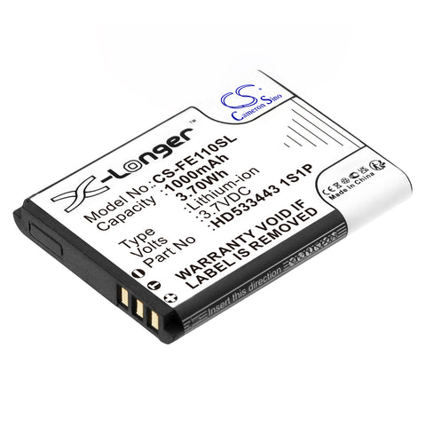 Technaxx Musicman BT-X1 Battery 3.7V 1000mAh Li-Ion - Compatible Replacement