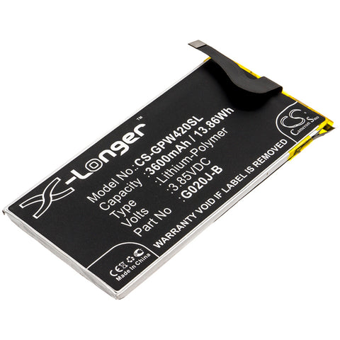 Google Pixel 4 XL Battery 3.85V 3600mAh Li-Polymer - Compatible Replacement
