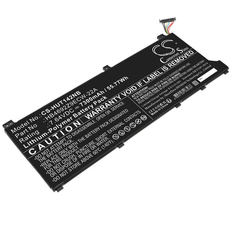 Huawei MateBook D 15 Ryzen 5 5500U Battery 7.64V 7300mAh Li-Polymer - Compatible Replacement