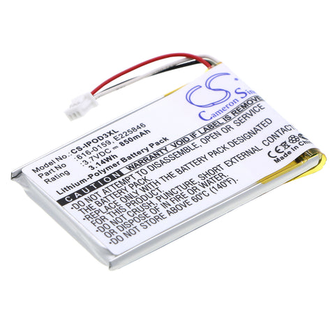 Apple 616-0159 Battery 3.7V 850mAh Li-Polymer - Compatible Replacement