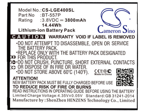 Leagoo BT-557P Battery 3.8V 3800mAh Li-Ion - Compatible Replacement