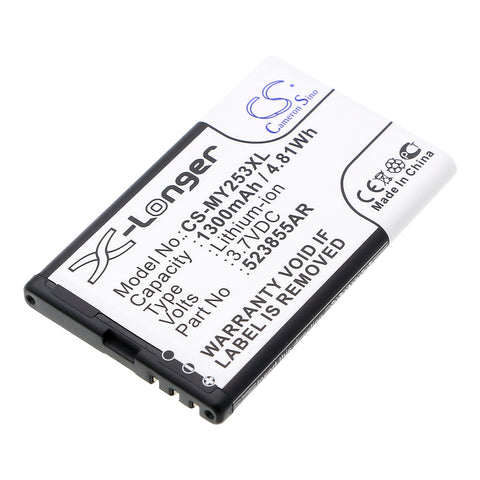 Sagem 253491226 Battery 3.7V 1300mAh Li-Ion - Compatible Replacement