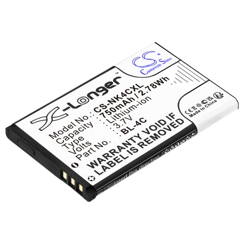 BBK K203M Battery 3.7V 750mAh Li-Ion - Compatible Replacement