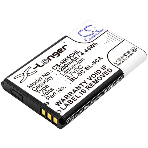 Vodafone 702NKII Battery 3.7V 1200mAh Li-Ion - Compatible Replacement
