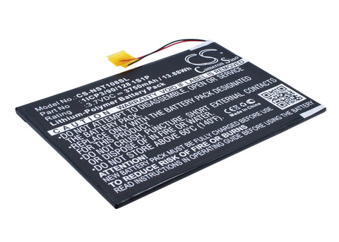 Nuvision 1ICP3/90/128 1S1P Battery 3.7V 3750mAh Li-Polymer - Compatible Replacement