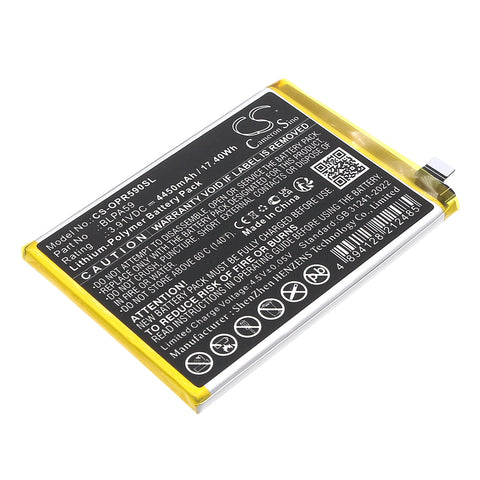 Oppo Reno12 5G Battery 3.91V 4450mAh Li-Polymer - Compatible Replacement