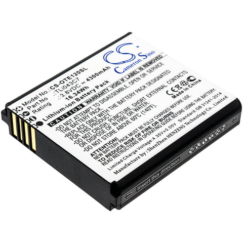 Alcatel EE120 Battery 3.8V 4300mAh Li-Ion - Compatible Replacement