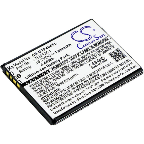 Alcatel TLi013C1 Battery 3.7V 1200mAh - Compatible Replacement