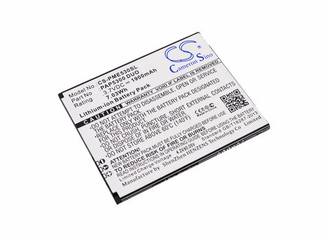 Prestigio MultiPhone 5300 Duo Battery 3.7V 1900mAh Li-Ion - Compatible Replacement
