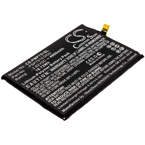Prestigio Muze C7 Duo Battery 3.82V 4900mAh Li-Polymer - Compatible Replacement