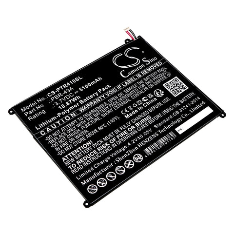 Pantech Element P4100 Battery 3.7V 5100mAh Li-Polymer - Compatible Replacement