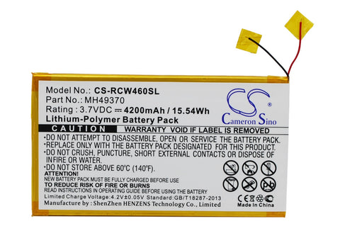 RCA RCT6203W46 10 Battery 3.7V 4200mAh Li-Polymer - Compatible Replacement