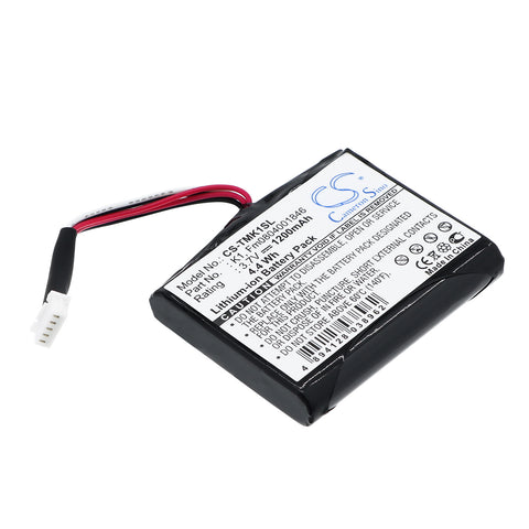 TomTom One XL HD Traffic Battery 3.7V 1200mAh Li-Ion - Compatible Replacement