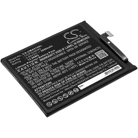 UMI 1ICP/5/68/83 Battery 3.85V 3600mAh Li-Polymer - Compatible Replacement