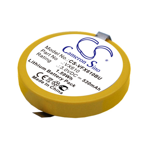VeriFone VX610 Battery 3V 530mAh Lithium - Compatible Replacement