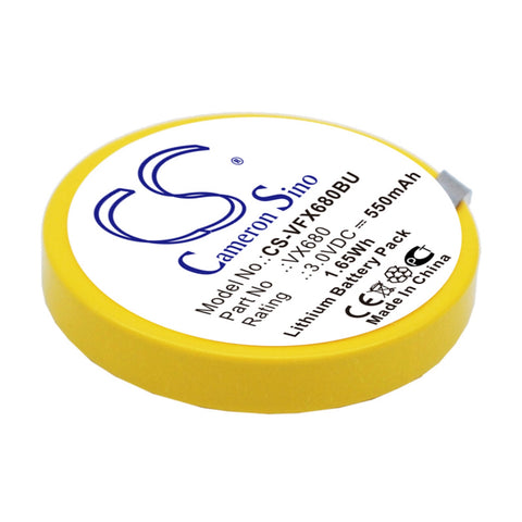 VeriFone VX680 Battery 3V 550mAh Lithium - Compatible Replacement