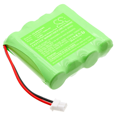 Welch-Allyn ProBP2400 blood pressure monitor Battery 4.8V 2500mAh Ni-MH - Compatible Replacement