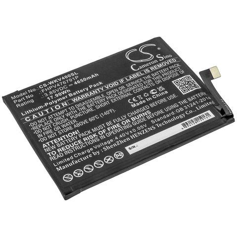 Wiko Power U10 Battery 3.85V 4650mAh Li-Polymer - Compatible Replacement