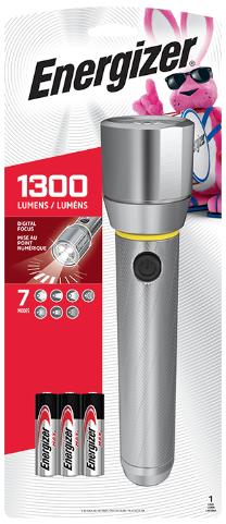 Energizer® Vision HD Metal Flashlight - EPMZH61E (4 Pieces