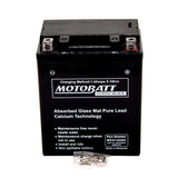 Motobatt MCX14AHL Battery - Sealed AGM Classic Black