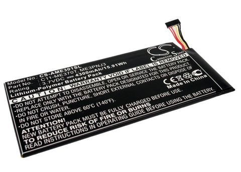 Google 0B200-00120100M-A1A1A-219-17QE Battery 3.7V 4300mAh Li-Polymer - Compatible Replacement
