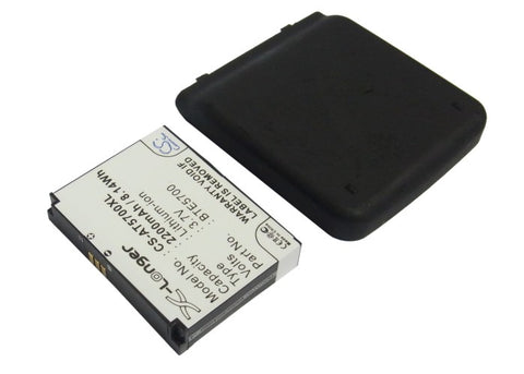 AudioVox BTE5700 Battery 3.7V 2200mAh Li-Ion - Compatible Replacement
