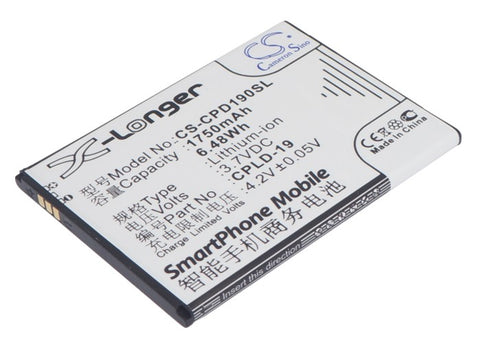 Coolpad 5895 Battery 3.7V 1750mAh Li-Ion - Compatible Replacement