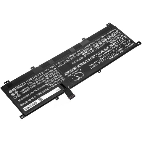 Dell FW8KR Battery 11.4V 6500mAh Li-Polymer - Compatible Replacement