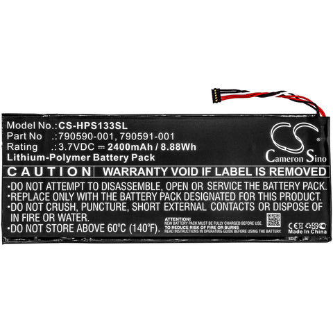 HP 7 Plus G2 1331 Battery 3.7V 2400mAh Li-Polymer - Compatible Replacement