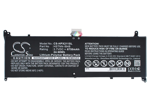 HP 11-G010NR Battery 3.7V 6750mAh Li-Polymer - Compatible Replacement
