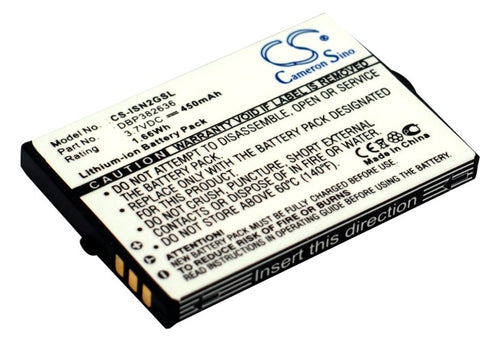 Insignia DBP382636 Battery 3.7V 450mAh Li-Ion - Compatible Replacement