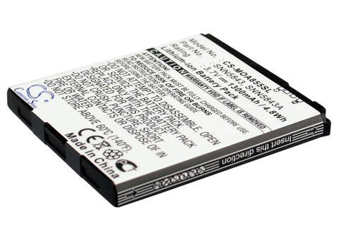 Verizon A855 Battery 3.7V 1300mAh Li-Ion - Compatible Replacement