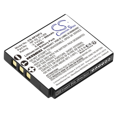 Ricoh WG-M1 Battery 3.7V 800mAh Li-Ion - Compatible Replacement