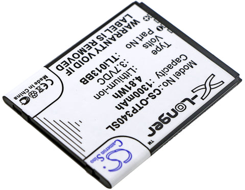 Orange Klif Battery 3.7V 1300mAh Li-Ion - Compatible Replacement