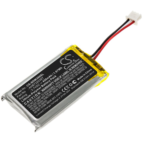 Sennheiser Pro 2 Battery 3.7V 450mAh Li-Polymer - Compatible Replacement