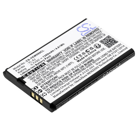 Yealink One Talk IP DECT Battery 3.7V 1300mAh Li-Ion - Compatible Replacement