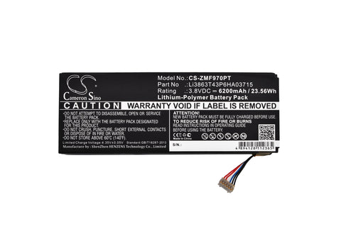 AT&T S Pro 2 Battery 3.8V 6200mAh Li-Polymer - Compatible Replacement
