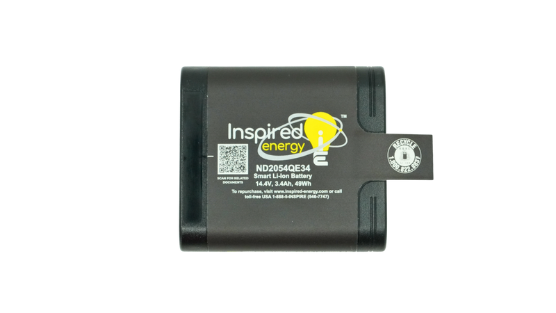 Inspired Energy ND2054QE34 Battery — 14.4V, 3.4Ah