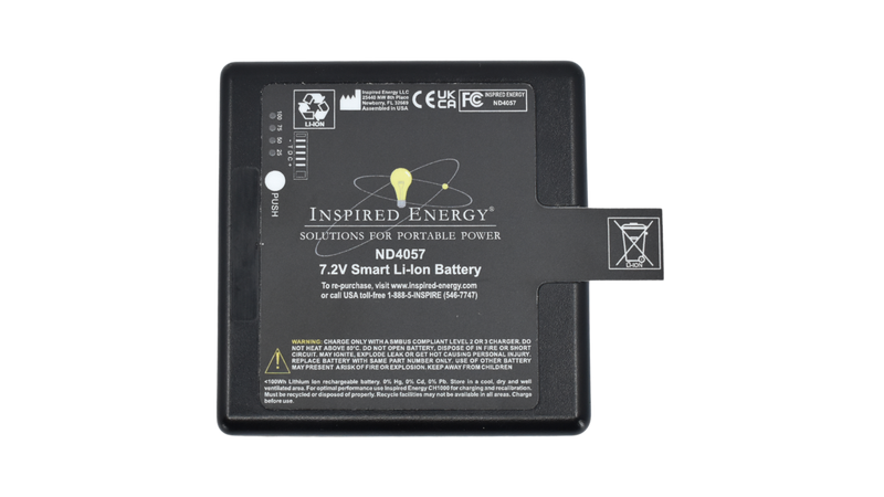 Inspired Energy ND4057HD50 Battery — 7.2V, 10.0Ah